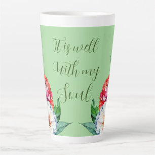 Het is goed met mijn soep latte mok