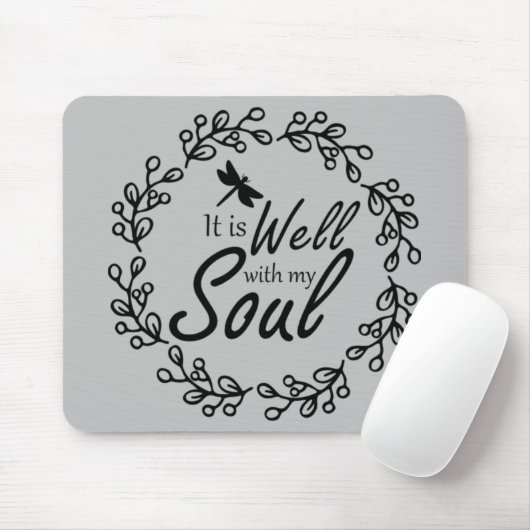 Het is goed met mijn soep muismat (Met muis)