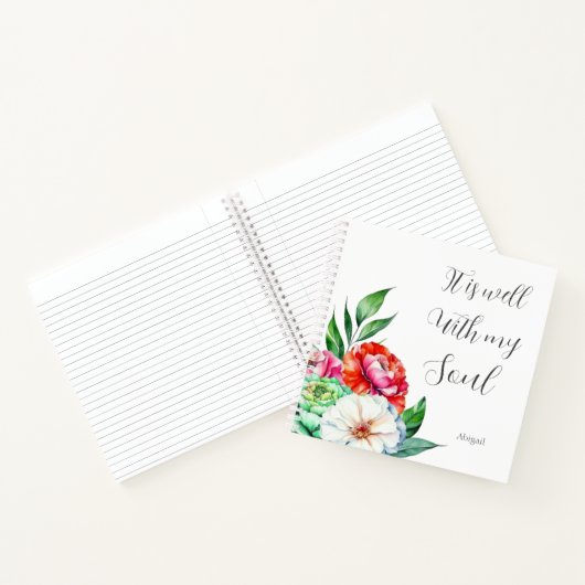 Het is goed met mijn soep notitieboek (Binnen)