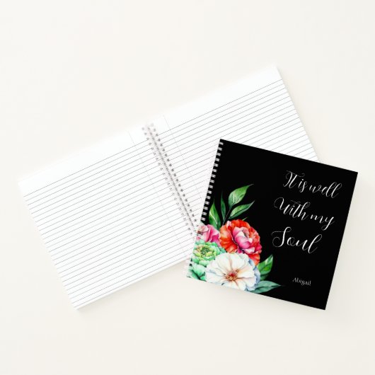 Het is goed met mijn soep notitieboek (Binnen)