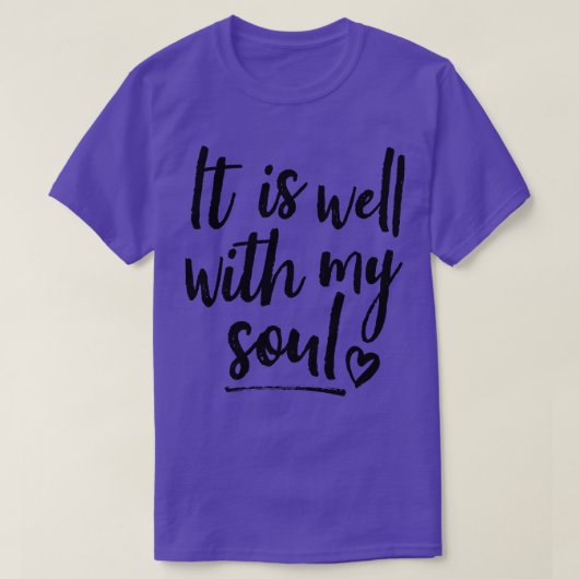 Het is goed met mijn soep t-shirt (Design voorkant)