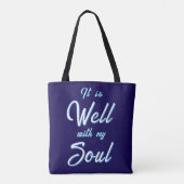 Het is goed met mijn soep tote bag (Achterkant)