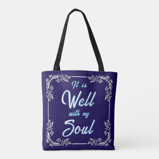 Het is goed met mijn soep tote bag (Achterkant)