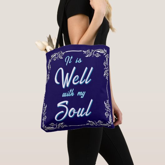 Het is goed met mijn soep tote bag (Dichtbij)