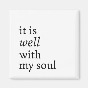 Het is goed met mijn Soul Magnet. Magneet