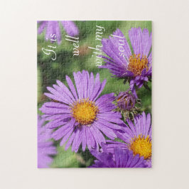 Het is goed met mijn Soul New England Aster Puzzle Legpuzzel