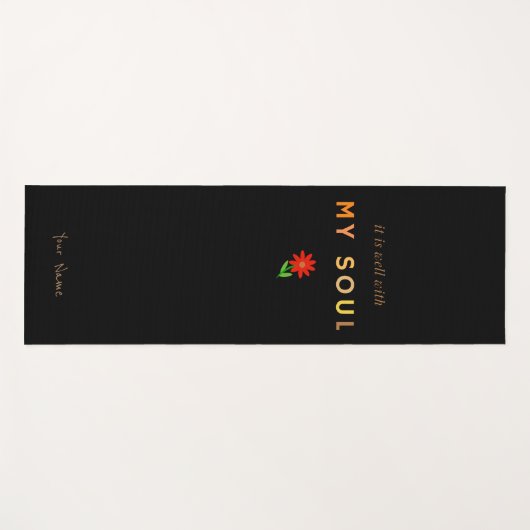 Het is goed met Mijn SouL | Religieus decimaal | B Yogamat (Voorkant (horizontaal))