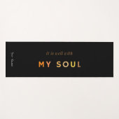 Het is goed met Mijn SouL | Religieus decimaal | B Yogamat (Voorkant (horizontaal))