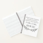 Het is goed met mijn Soul Spiral notebook Notitieboek (Binnen)