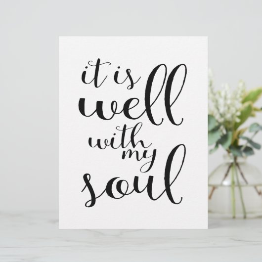 Het is goed met mijn ziel (Staand voorkant)