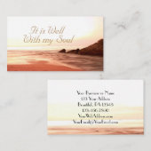 Het is goed met mijn ziel, Christelijke hymne Visitekaartje (Voorkant / Achterkant)