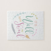 Het is goed met mijn ziel Christelijke typografie. Legpuzzel (Horizontaal)