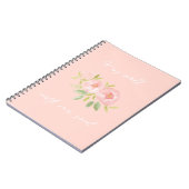 Het is goed met mijn ziel Floral Journal. Notitieboek (Linkerzijde)