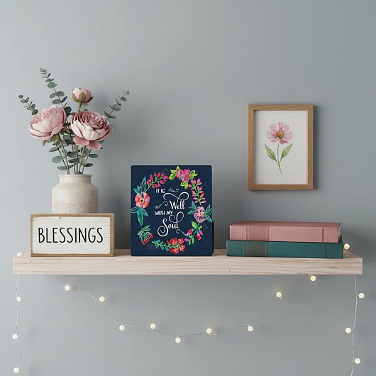 Het is goed met mijn ziel fotoplaat