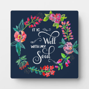 Het is goed met mijn ziel fotoplaat