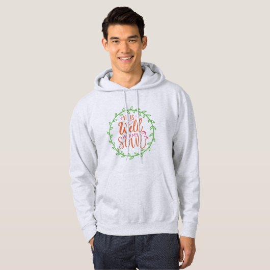 Het Is Goed Met Mijn Ziel Hoodie (Voorkant volledig)