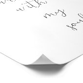 Het is goed met mijn ziel kalligrafie poster (Hoek)