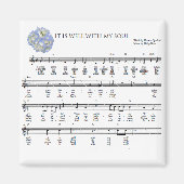 Het is goed met mijn ziel magneet (Voorkant)