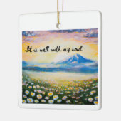 "Het is goed met mijn ziel" Ornament (Links)