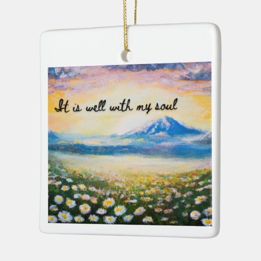 "Het is goed met mijn ziel" Ornament (Links)