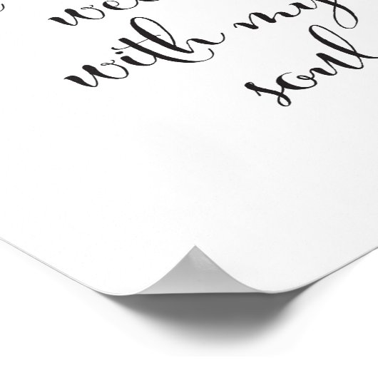 Het is goed met mijn ziel poster (Hoek)