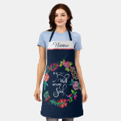 Het is goed met mijn ziel schort (Gedragen)