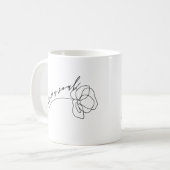 Het is goed met My Soul Floral Koffiemok (Voorkant links)