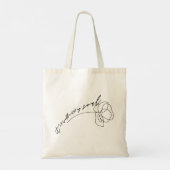 Het is goed met My Soul Floral Tote Bag (Achterkant)
