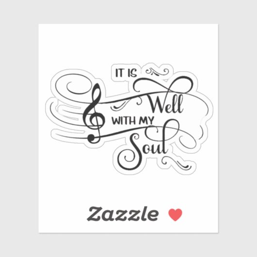 Het is goed muziek sticker (Vel)