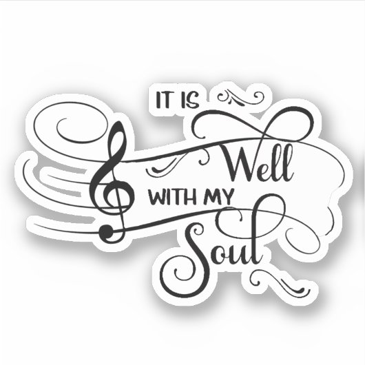 Het is goed muziek sticker (Voorkant)