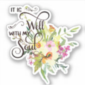 Het is goed narcissen sticker (Voorkant)