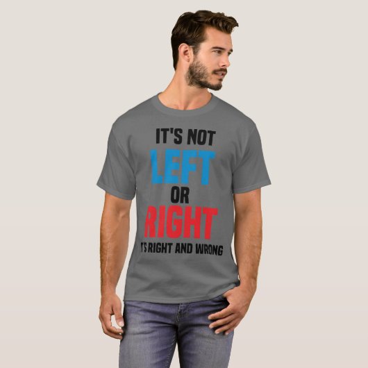 Het is goed of fout Mannen T-shirt (Voorkant volledig)