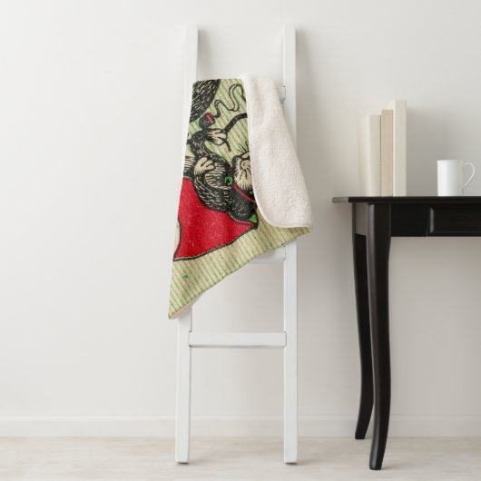 Het is goed om de kat te zijn sherpa deken (In situ)