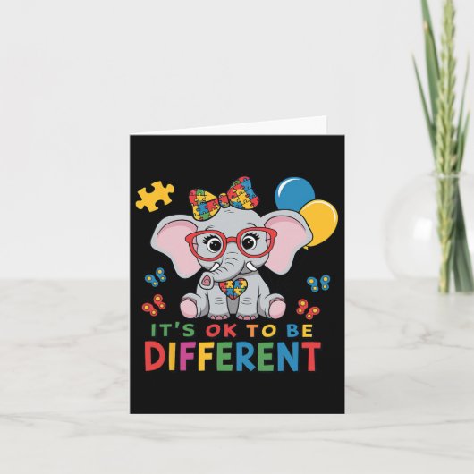 Het is goed om een ander autisme te hebben kaart (Voorkant)