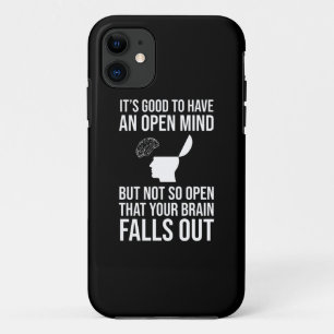 Het is goed om een open geest te hebben, grappig s Case-Mate iPhone case