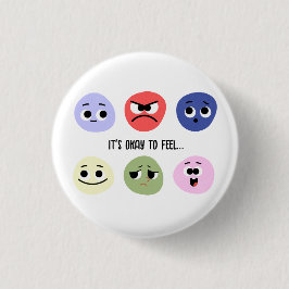 Het is goed om empathie te hebben ronde button 3,2 cm