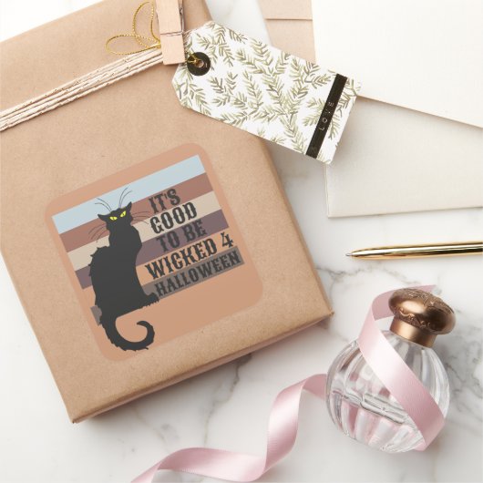 HET IS GOED OM GEPROBEERD TE WORDEN. VIERKANTE STICKER (Geschenken)