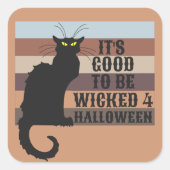 HET IS GOED OM GEPROBEERD TE WORDEN. VIERKANTE STICKER (Voorkant)