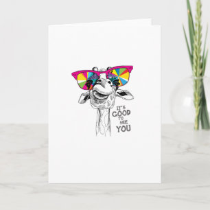 het is goed om je te zien kaart