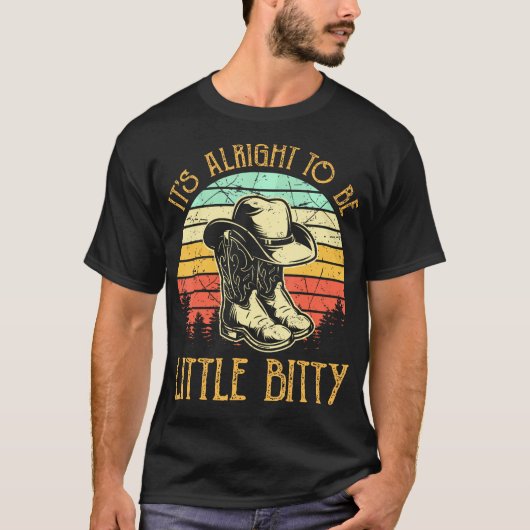Het is goed om kleine bitty country muziek te zijn t-shirt (Voorkant)