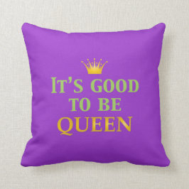 Het is goed om koningin te zijn! kussen
