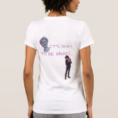 HET IS GOED OM MANISCH TE ZIJN T-SHIRT (Achterkant)