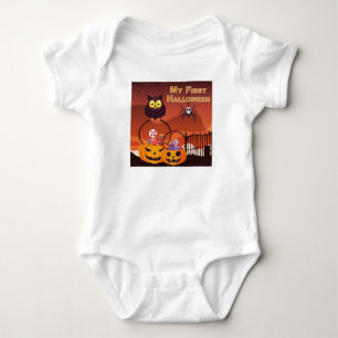 Het is goed om "Mijn eerste halloween" te kletsen Romper