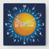 HET IS GOED OM OP TIJD TE ZIJN VIERKANTE KLOK (Voorkant)