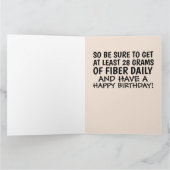 HET IS GOED OM REGELMATIG TE ZIJN - RETRO POOP BIR KAART (Binnen)