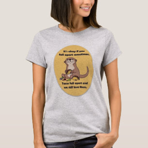 Het is goed om soms uit elkaar te herfsten. Tacos T-shirt
