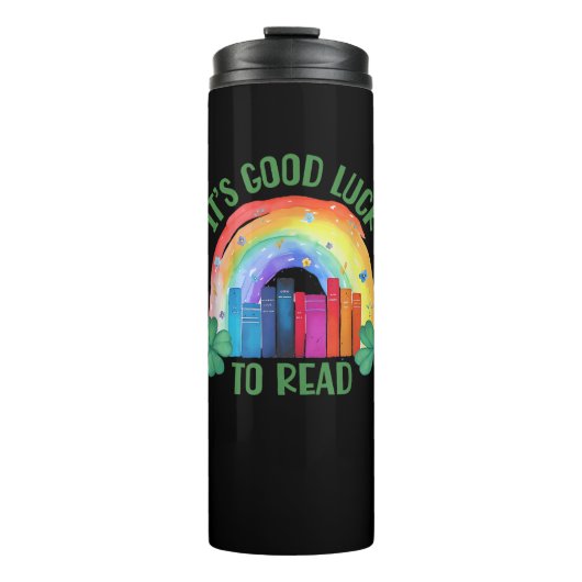 Het is goed om St Patrick's Day Teacher Li te leze Thermosbeker (Voorkant)
