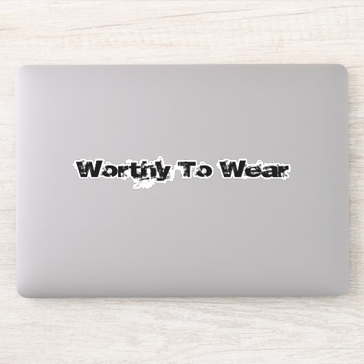 Het is goed om te Draag Sticker (Computer)