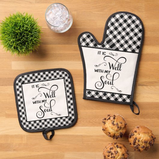 Het is goed ovenwant & pannenlap set (Top down)