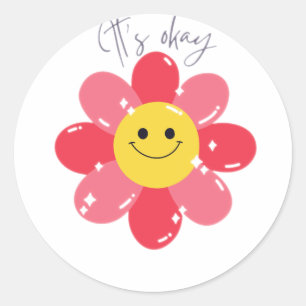 Het is goed ronde sticker